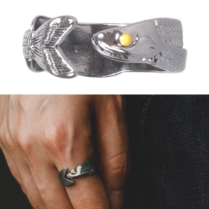 Unique Ring Finger Cute Fish Open Ring for Women Man Fashion Animal Punk Fine Jewelry Circle