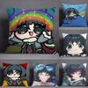 Jane Doe Zenless Zone Zero Cute Pillow Case Square DoubleSided Printing Sofa Cushion Cover Pillowcase Bedroom Bedside
