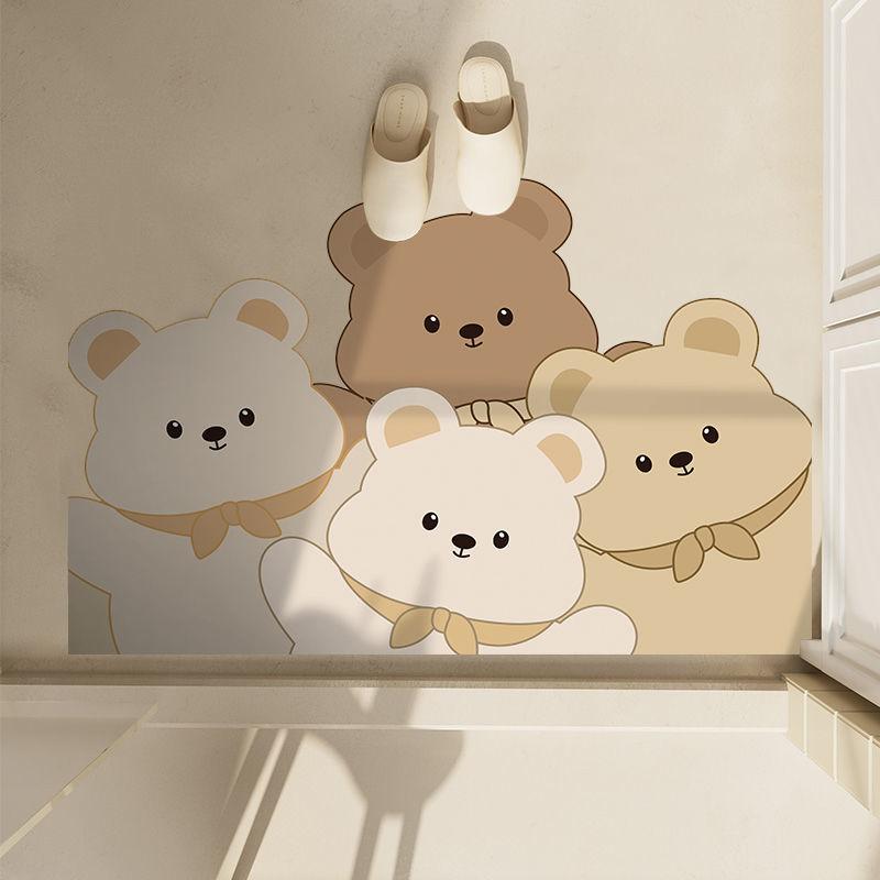 

Диатомовая грязь в ванной, туалет, абсорбирующий туалет, нескользящие коврики у двери в ванную, коврики для ног 40cmx60cm