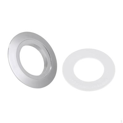 38mm à 48mm 58mm Joint d'étanchéité de plaque convertisseur de bouton de toilette, Anneaux, Remplacement, Double chasse d'eau de toilette