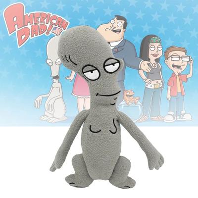 25cm American Dad Plush Toys Cartoon Alien Plushie Figure Kawaii Stuffed Animal Dolls Sofa Bed Decoration Pillow Christmas Gifts