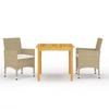 Day and Night - Day and Night Beige 3-Piece Garden Dining Set