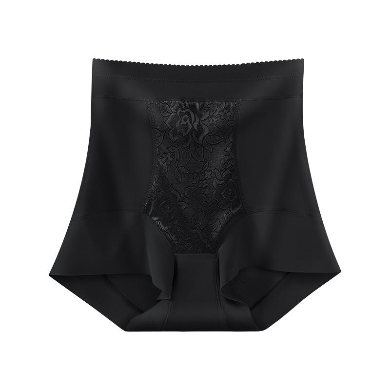 Pantaloni Modellanti da Donna Estivi in Pizzo di Seta a Vita Alta Senza Cuciture Assorbenti Modellanti Pancia e Fianchi