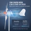 800W Wind Turbine Generator 12V 3-Blade Wind Turbine Kit & MPPT Controller