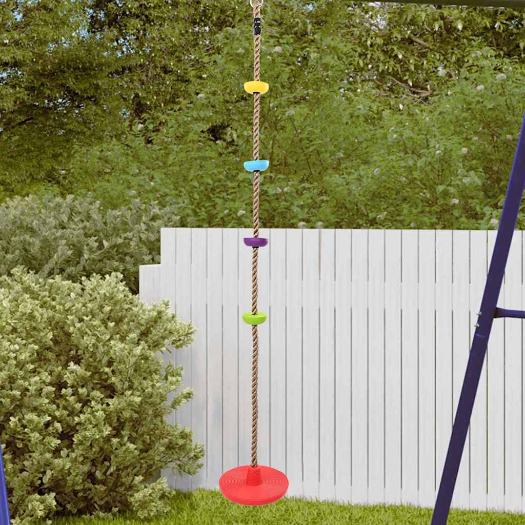Multi Colored Climbing Rope 30 x 30 x 200 cm Plastic