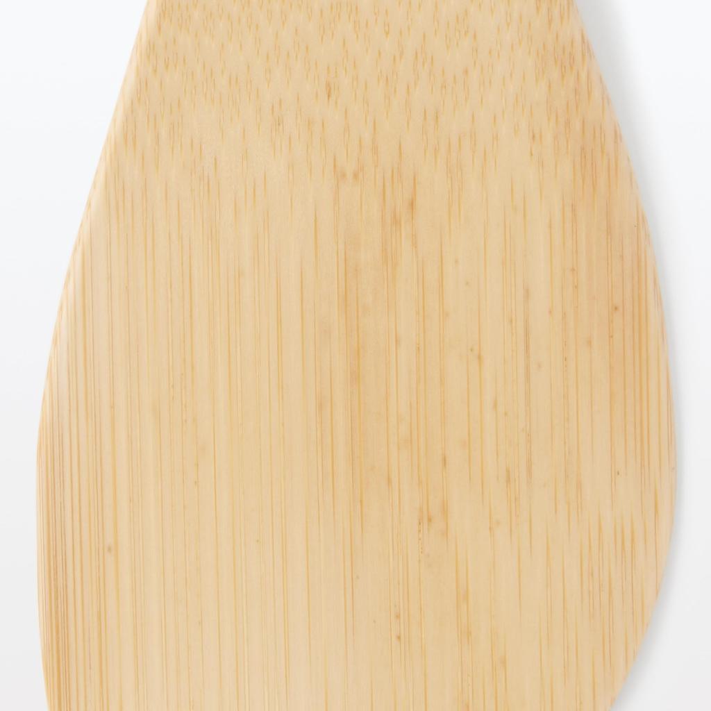 MUJI Soot Bamboo Cooking 30cm 83074920 Spatula, Approx. Long,