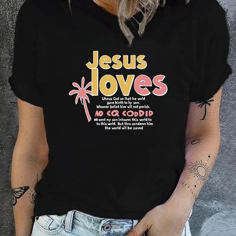 

Casual Crew Neck T-Shirt for Women, Soft Cotton Fabric, Coffee Runs & Friend Meetups XXL