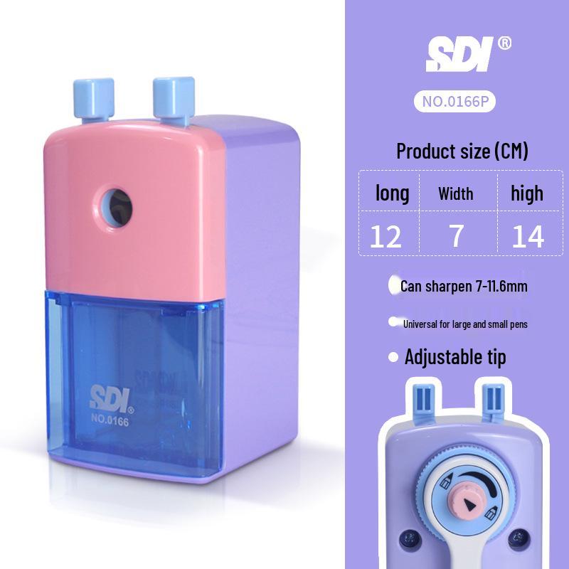 SDI Hand-Crank Pencil Sharpener 0152 - Student Back-to-School Gift