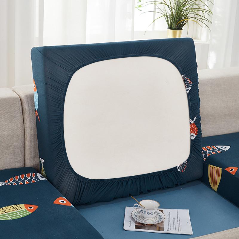 1Pc Elastic Sofa Seat Cushion Cover Chair Cover Stretch Washable Removable Slipcovers 1/2/3/4 Seat Sofa Seat Furniture Protector