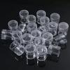 Small Clear Empty Storage Box Plastic Square Jewelry Beads Organizer Boxes for Seed Beads Art Container Case DIY Craft Supplies