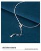 S925 Sterling Silver Round Bead Pendant Necklace - 2026 Women's Stylish Clavicle Chain