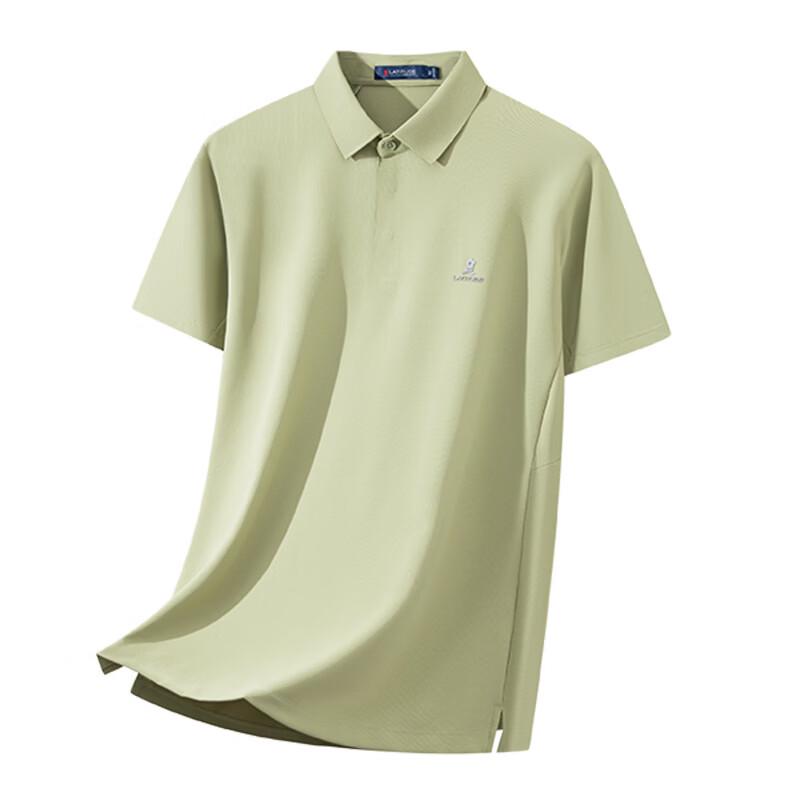 MONTAGUT Men's Waffle Knit Breathable Business Polo Shirt