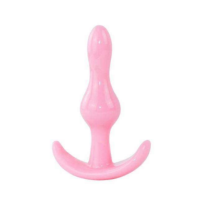 Měkké silikonové anální kolíky pro začátečníky Anální stimulátor Trenér Sex Play Hračka pro ženy Páry Masáž bodu G Unisex sex