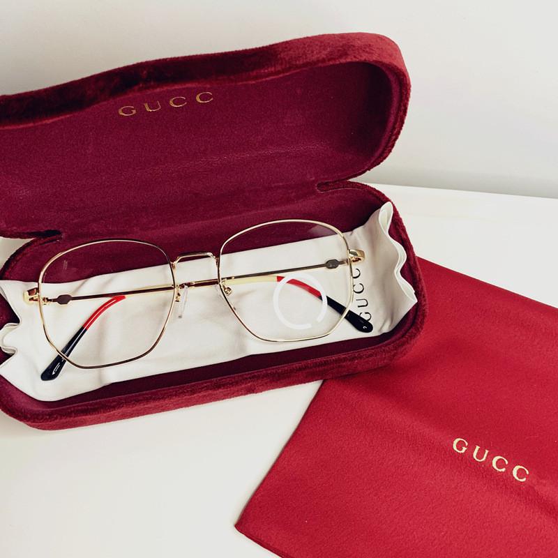 Style Retro Metal Glasses Frame With Blue Light Blocking For Fashion Commuting