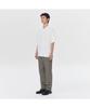 Keoseuuteommellou Ivory Stripes Textured Collar Sweater Cwwam26411Ivx