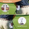 Golf Ball Case 2 Ball Pouch 2 Green and 3 54mm Tees Golf Equipment That Can Store All Your Small Easy To Put On and Take Perfect As a Gift or