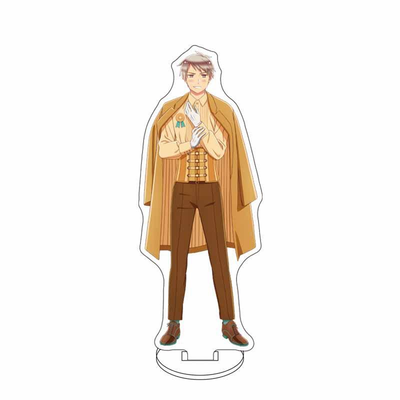 Anime World Stars Feliciano Vargas Ludwig Kiku Acrylic Stand Model Plate Decoration Originality Desk Figure Display Cartoon