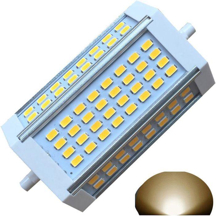 Ampoule LED R7s - AIMOONSA - J118 - 30W (équiv. 300W) - 3000 lm - Blanc chaud 2800K