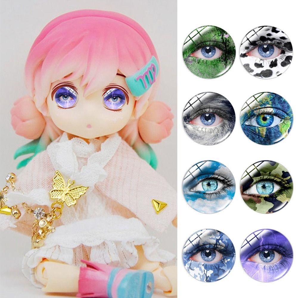 

20 шт красочные стеклянные кабошоны с принтом, плитка, калейдоскоп, кабошоны, ручная работа, скрапбукинг