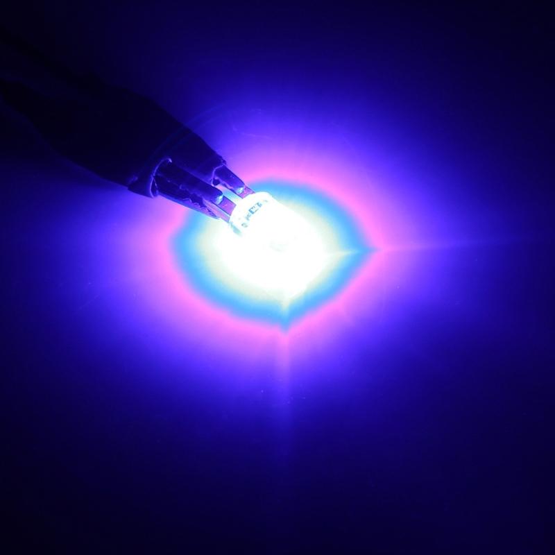 10Pcs Silicone Bright License Lamp Bulbs T10 LED Light Bulb LED Parking Bulb Auto Wedge Clearance Lamp Easy to Use