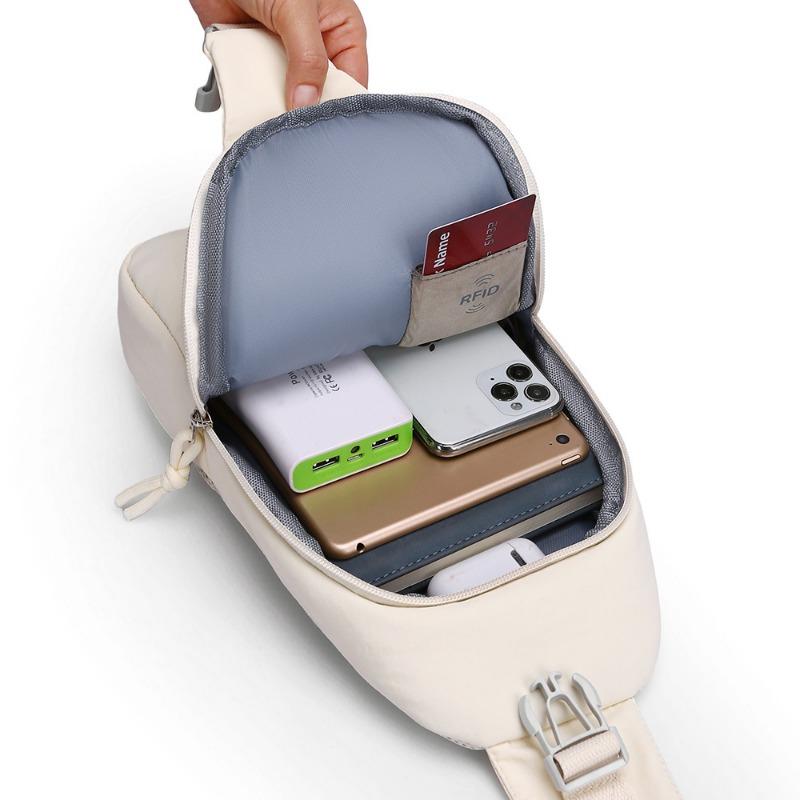 Breast Bag Women's Messenger Bag Casual Oxford Cloth Bag Backpack Shoulder Bag Women's Bag Chest Bag Tide Bag