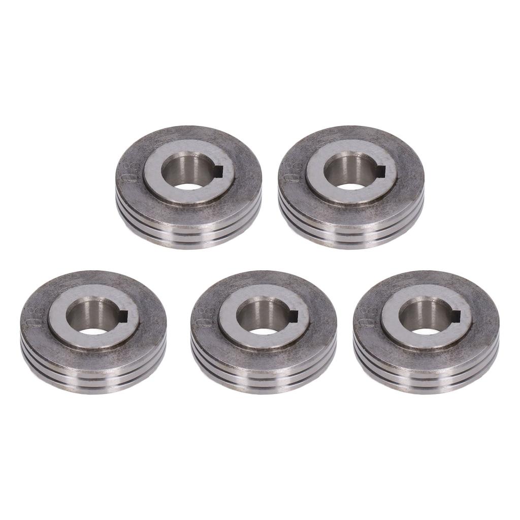 5Pcs Welder Wire Feed Roller 0.8‑1.0mm Groove Feeding Guide Wheel for OTC Welding Machine
