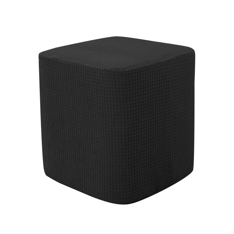 Square Ottoman Cover Stretch Ottoman Slipcover Furniture Protector Folding Storage Footrest Stool Soft Cover With Elastic Bottom
