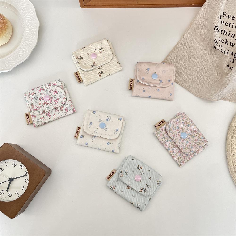 Mini Makeup Storage Bag Portable Lipstick Key Coin Organizer Pouch for Women Sanitary Napkins Bag