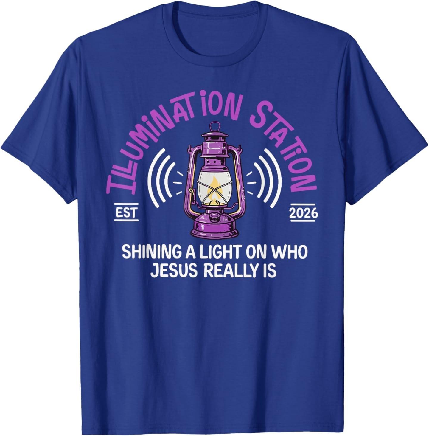 Illumination Station VBS 2026 Bible Jesus Christian Lights T-Shirt S разноцветный
