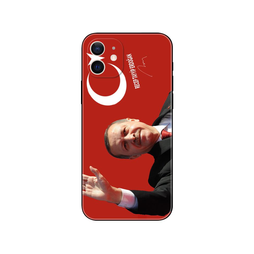 Turcja receptayyip erdogan etui na telefon dla iphone 5 5s 2020se 6 6s 7 8 plus x 10 XR XS 11 12 13 mini pro MAX czarne etui z TPU na tył