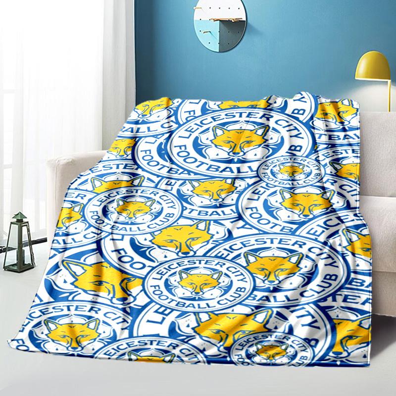 Fc Crest Design Printed Throws Blanket Soft Flannel Blankets for Couch Bed Gifts for Men Women Picnic blanket Christmas gifts