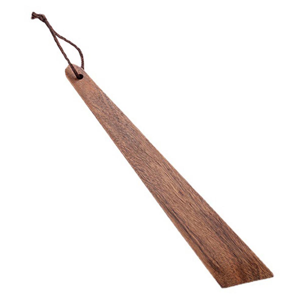 Wooden Shovel High Temperature Resistance Cooking Spatula Oil Resistivity Teak Wood Ladle for Camping BBQ for Outdoor