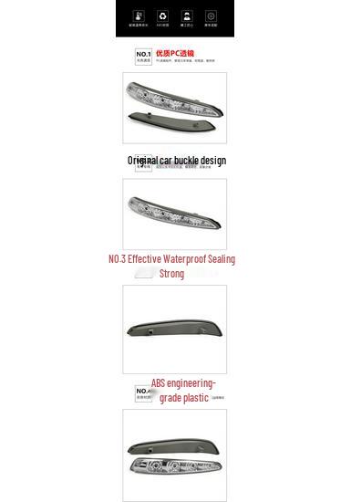Compatible with Hyundai Sonata 8 rearview and reversing mirror turn signal light.