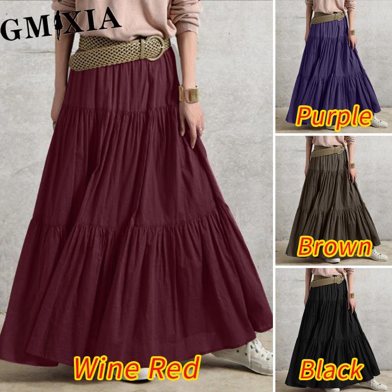 

GMXIA Women s Fashion Casual Summer Spring Leisure Skirt XXXXXL фіолетовий