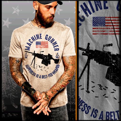 Infantry Machine Gunner  Military Scout Combat Ops Infantryman Unisex T-Shirt S