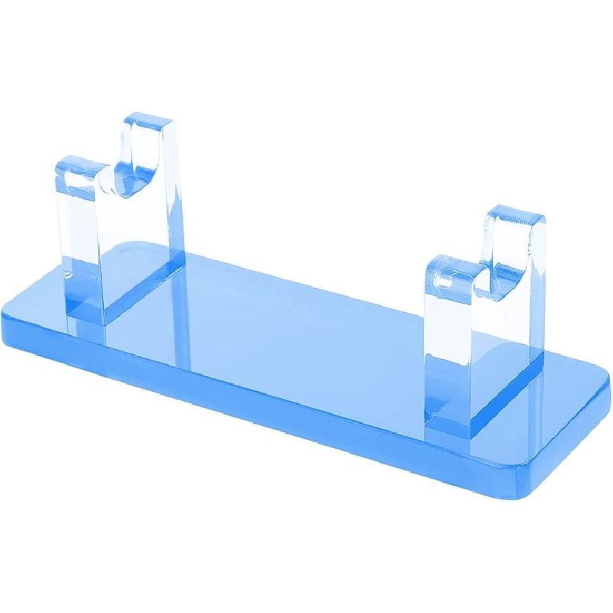 iplusmile Shelf Bracket Acrylic Pen Holder Clear Makeup Brush Rack Organizer Ballpoint Pen Wand Holder Showcase Paintbrush Drying Rack for Home