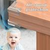 10PCS Baby Safety Silicone Table Corner Protector Furniture Edge Protection Cover Transparent Children Anti Collision Edge Guards