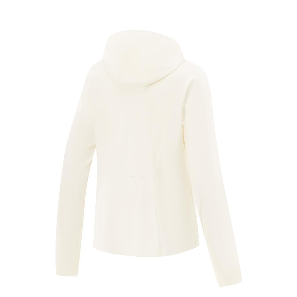 Li Ning Solid Color Simple Versatile Comfortable Windbreaker Women Outerwear Off-White AFDV286-2