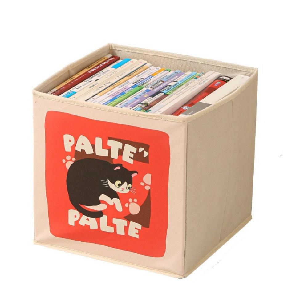 Cartoon Cube Storage Box Folding Cat Pattern Clothing Storage Box Moisture-proof Large Capacity Toys Storage Box Living Room 3390₽