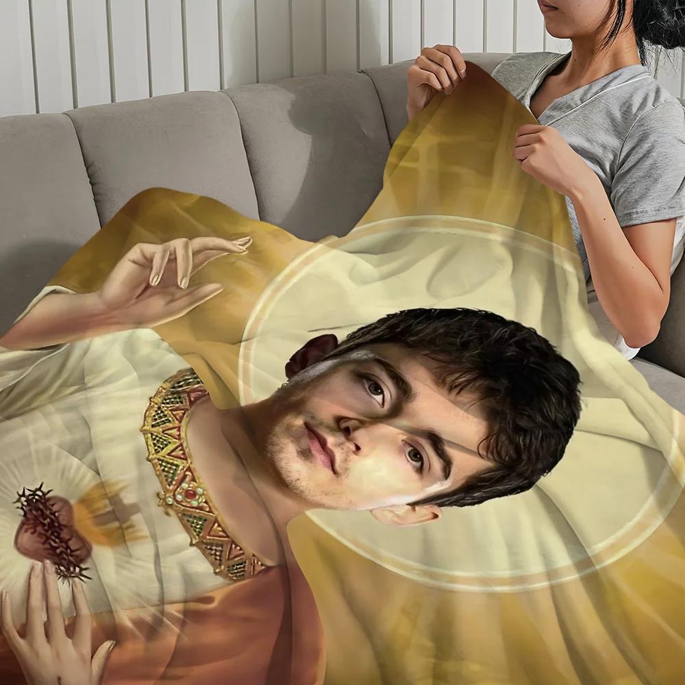 Charles Leclerc God Art Blanket Soft And Comfortable Nap Blanket Suitable For Room Office Bedroom Warm Birthday Home Kid Gift