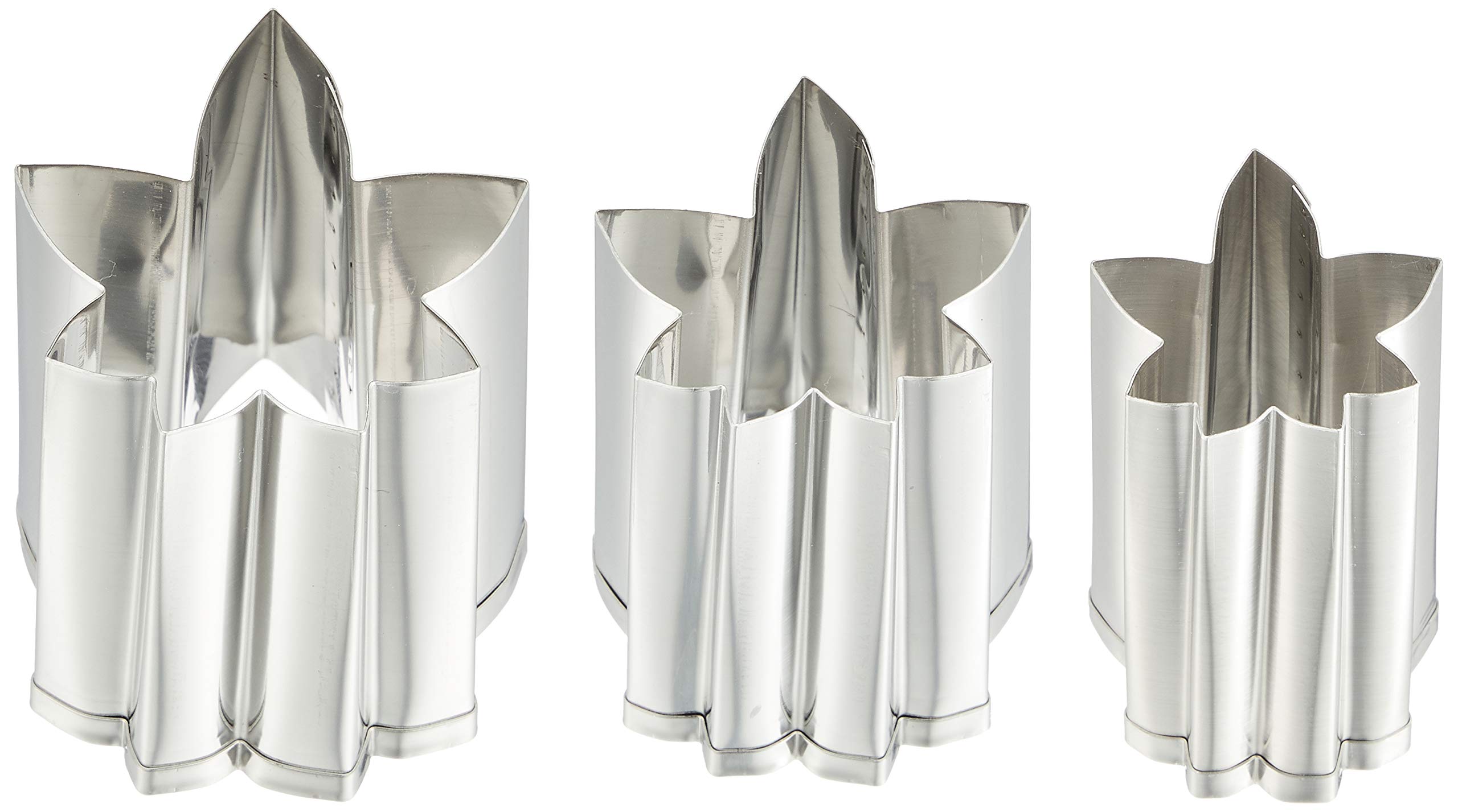 

Endo Shoji Professional Bread Cutter of Autumn Leaves Stainless Made in BNK06011 Heavy-Duty (Pack 3), Design, 18-8 Steel, Japan, серебряный