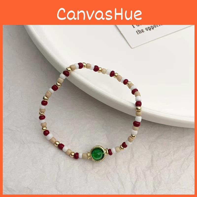 Alloy Contemporary Xiaomi Bead Color Block Bracelet For Womens Chic Style Summer