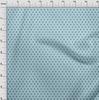 oneOone Cotton Flex Light Blue Fabric Animal  Craft Projects Decor Fabric Printed By The Yard 40 Inch