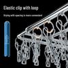 Stainless Steel Multi-Clip Sock and Underwear Drying Hanger
