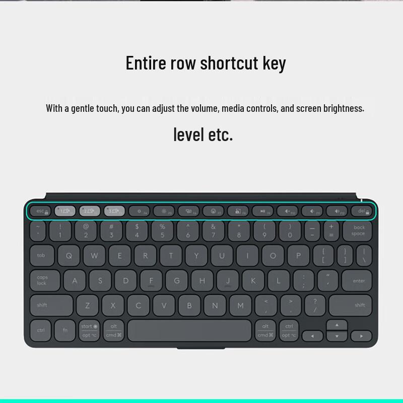 Logitech Keys-To-Go 2 Ultra-Thin Portable Multi-Device Bluetooth Keyboard