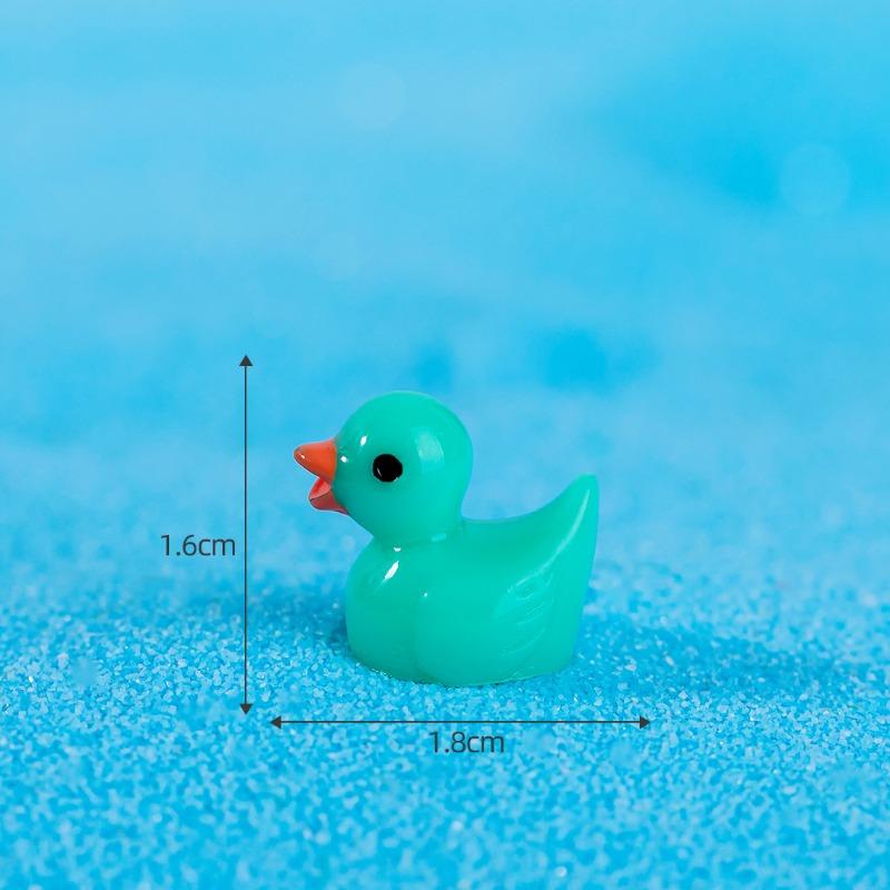 Little Yellow Duck Figurines Moss Micro-landscapesMiniature Ornaments Decorative Accessories Resin Handicrafts