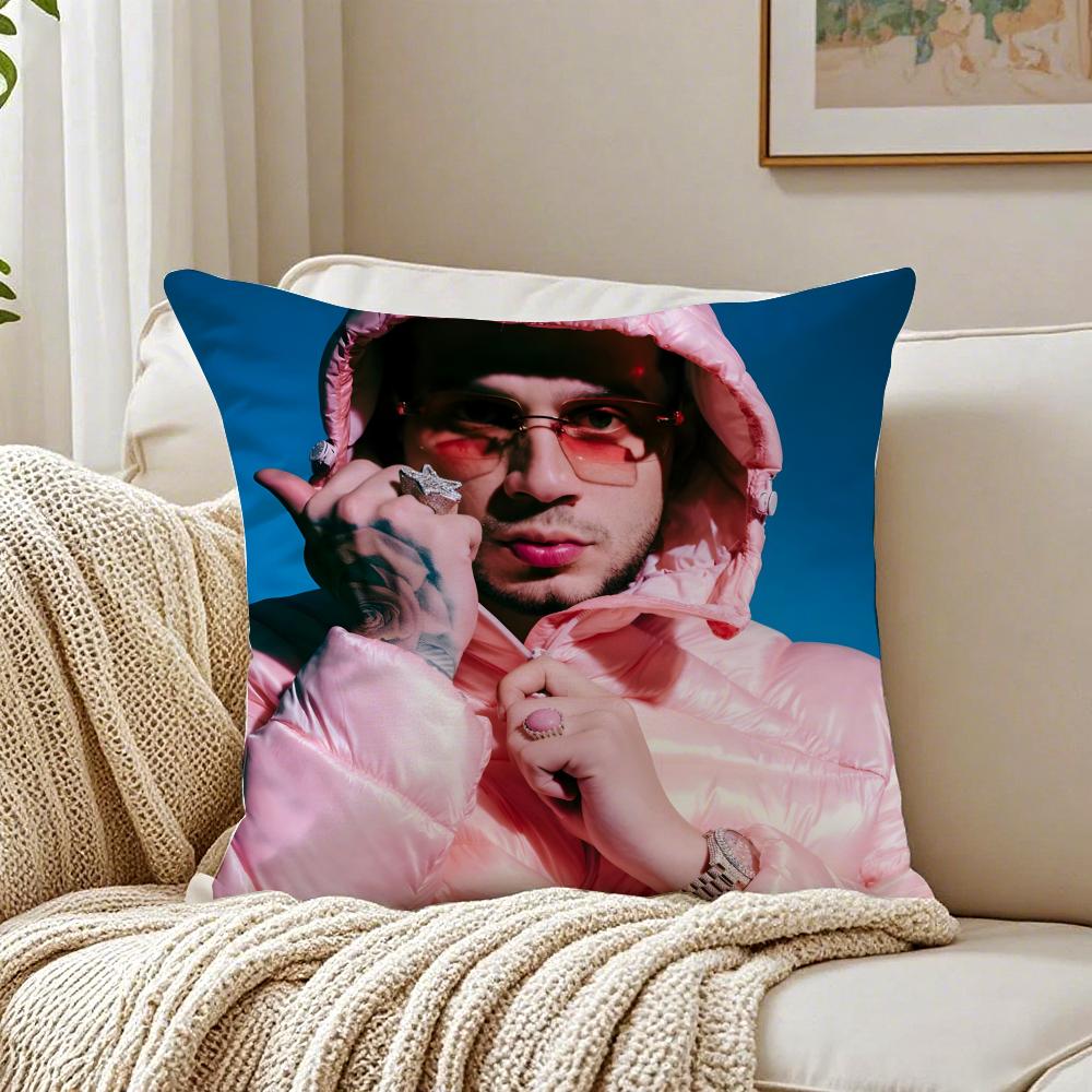 O-Omar Courtz Trendy Idol Cushion Cover Pillowcase Anti-Dustmite Living Room Sofa Decor Cushion Room