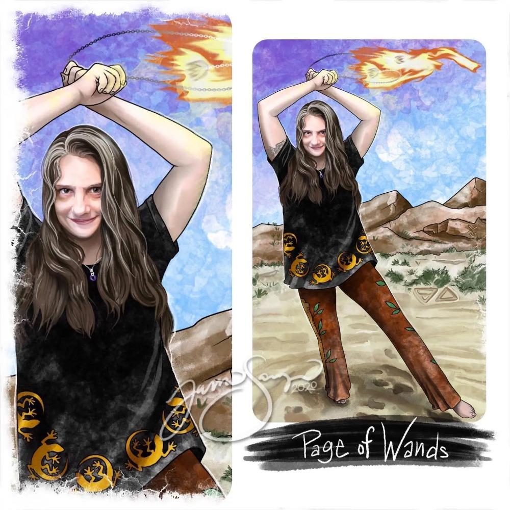 Pocket of Peers Tarot An 80 Card Tarot Deck Featuring Individuals From The Ever Growing Divination Community 10.3*6cm