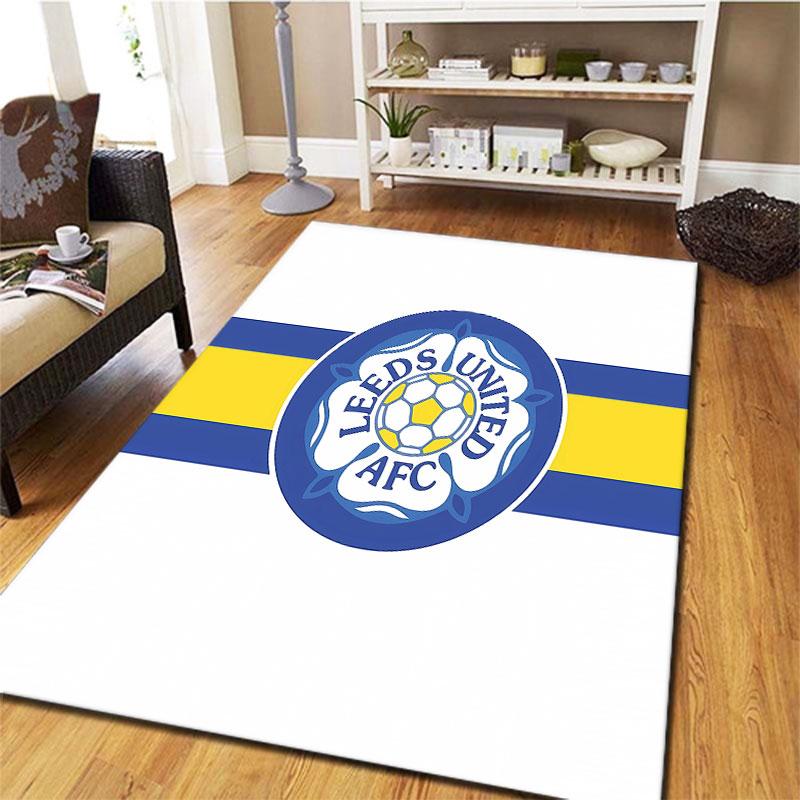 Leeds United Football Club Carpet Rug for Living Room Bedroom Home Sofa Decoration,Kids play Non-slip Floor Mat
