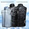 Men's Summer Cooling Vest with Fan: Outdoor Sun Protection, Sweat Absorption, Heatstroke Prevention, and Heat Dissipation.